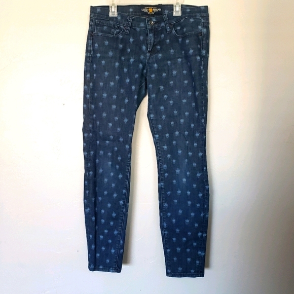 Lucky Brand Jeans Charlie Skinny Denim 8 29 Inseam - Picture 1 of 9